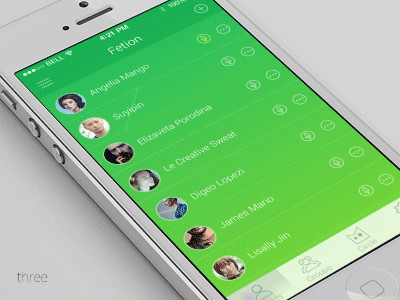 通信聊天app-UI设计（图ZMTEyNzI1OTY=） - APP界面 - 站酷设计师青空之蓝wayne原创素材 - 站酷ZCOOL