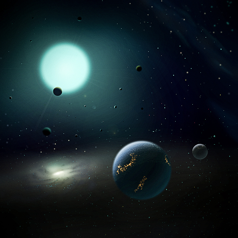 孤独就画宇宙吧（图ZOTEzMjgwMzY=） - 创作习作 - 站酷设计师AnShanLuRen原创素材 - 站酷ZCOOL