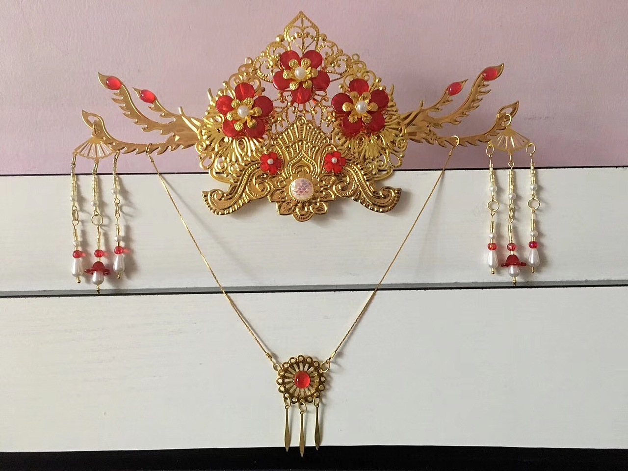 手作发簪步摇合集,安禅原创