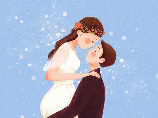 婚礼插画分享