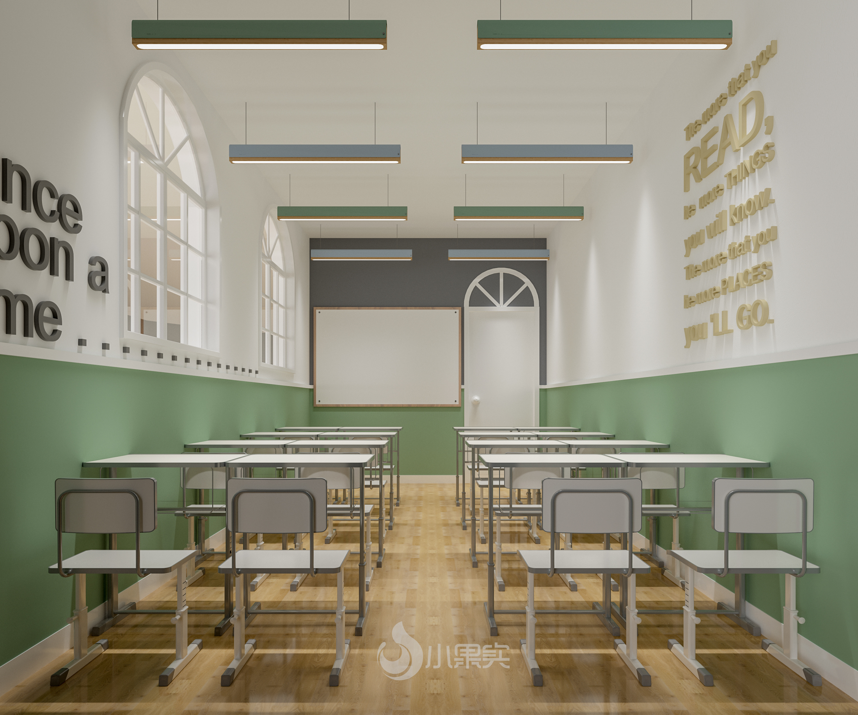 教室要与众不同,就要选择专业培训学校装修设计