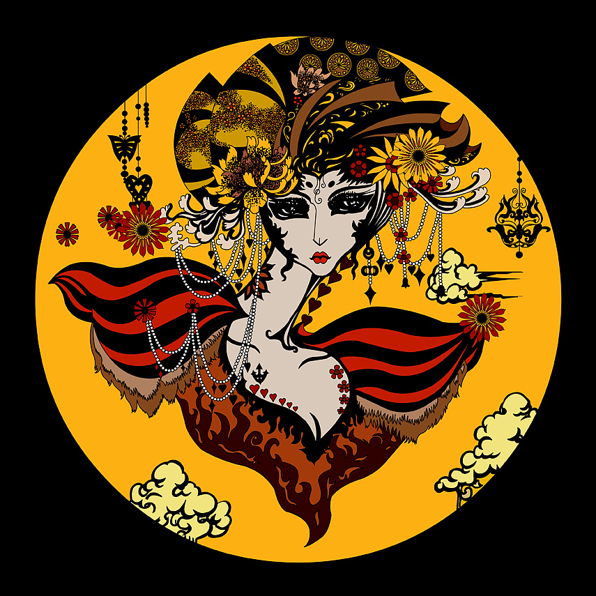 国风-《姬》|插画|涂鸦/潮流|墨影疏 - 原创作品 - 站酷 (zcool)