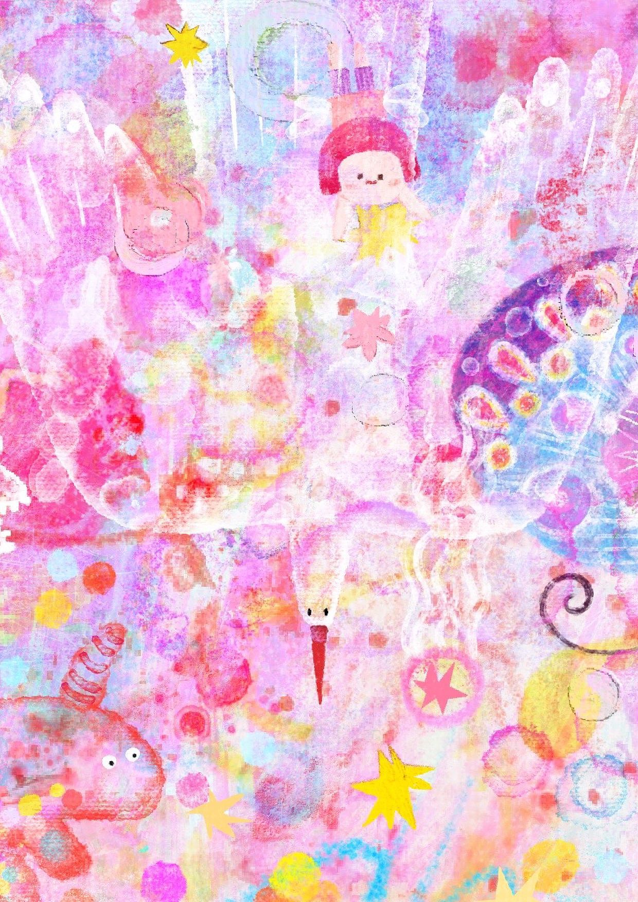 ipad绘画/接好运（图ZMzE3NzMzODc2） - 儿童插画 - 站酷设计师叫我包包原创素材 - 站酷ZCOOL