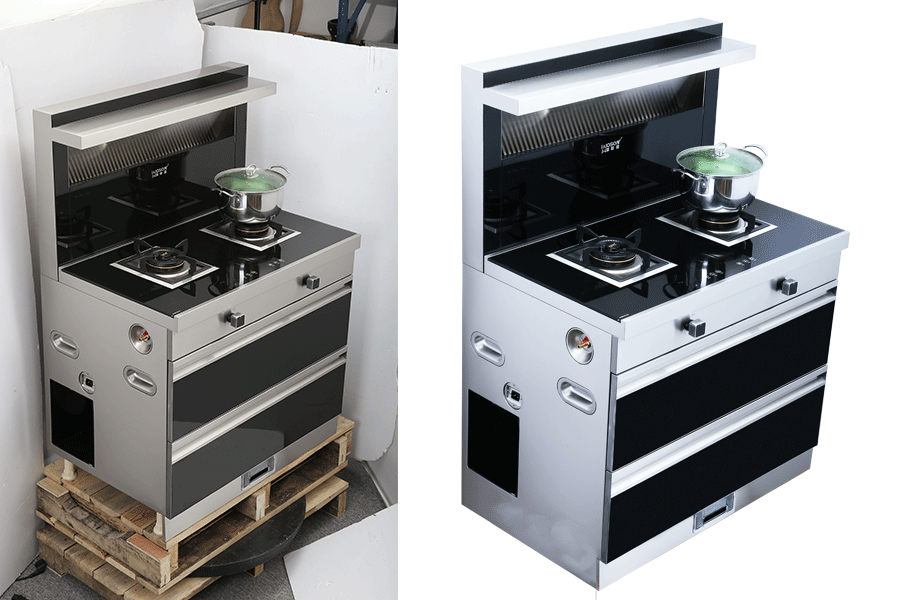 原图和调色后的侧面图