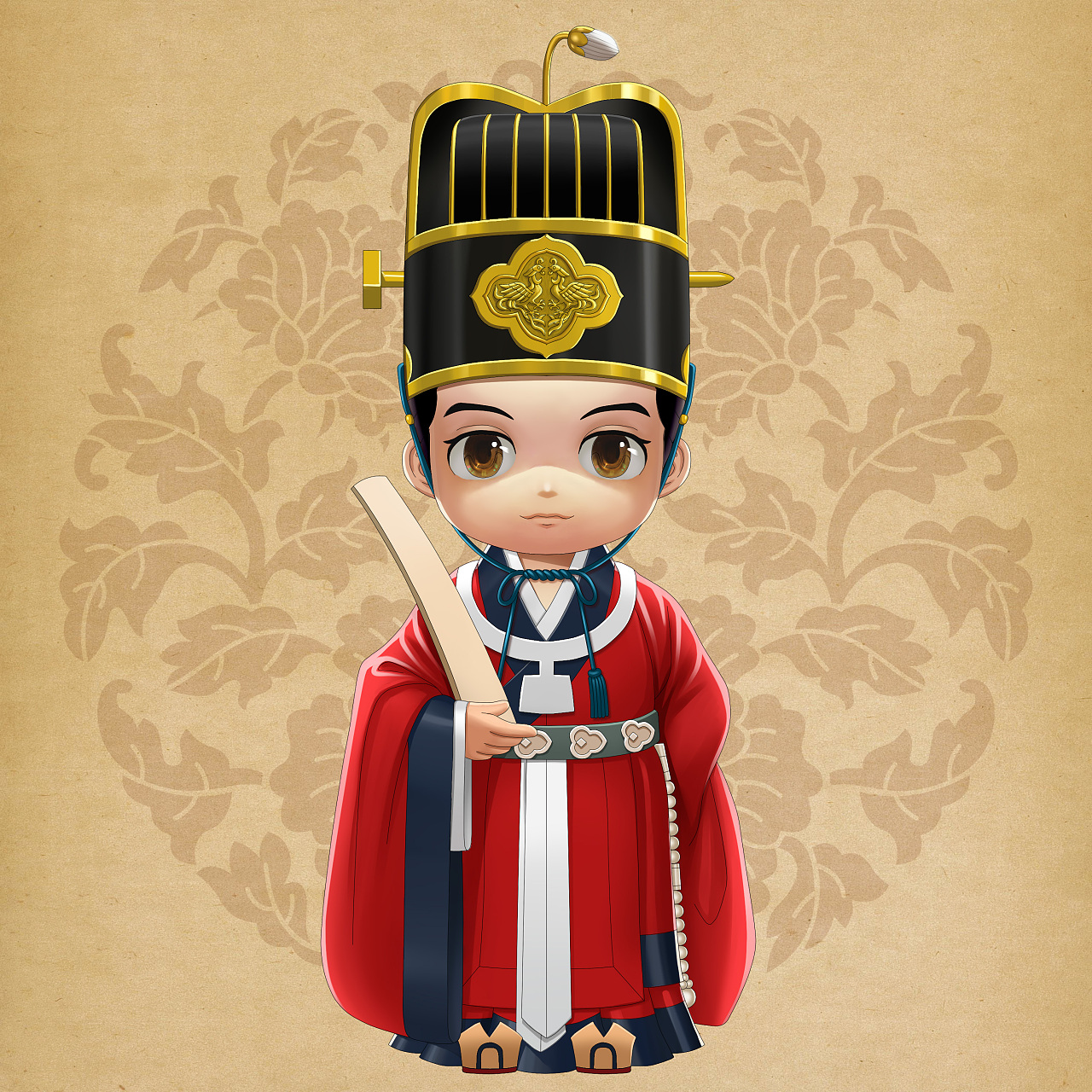 汉,唐,宋,明四代朝服|插画|概念设定|羊7狼 - 临摹作品 - 站酷 (zcool