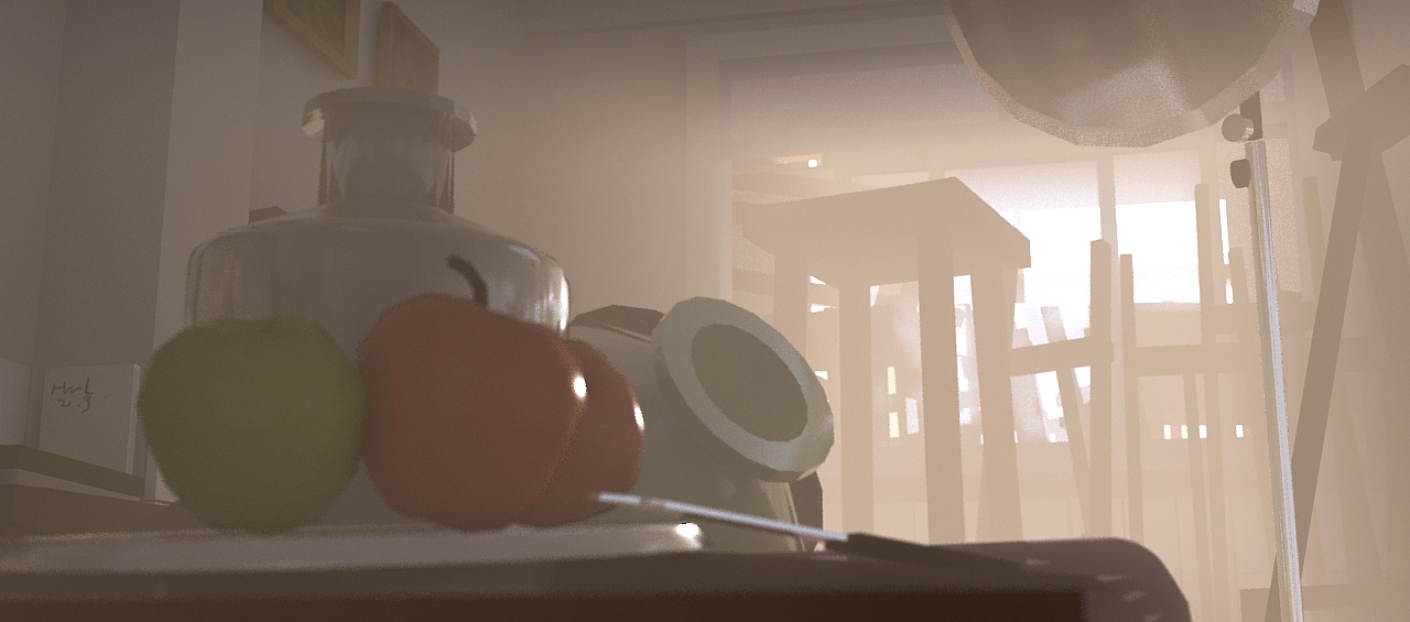 【早期3dmax作品补档】3.17日我高中的画室