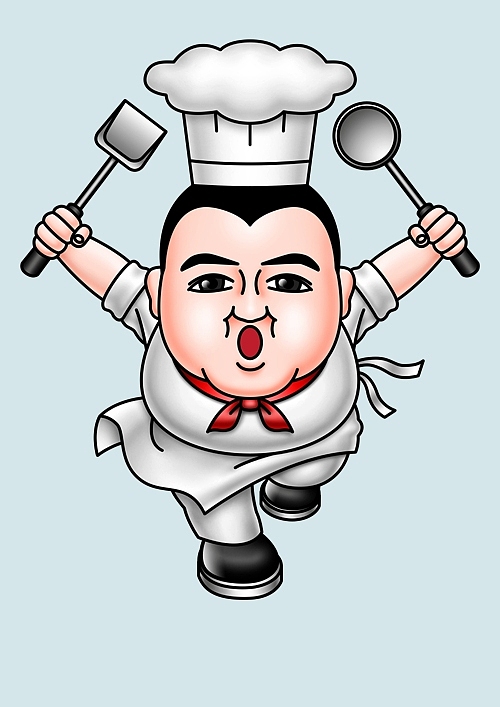 帮肥哥设计的Q版人物卡通形象（图ZMzEwMTI4ODYw） - 单幅漫画 - 站酷设计师maxway原创素材 - 站酷ZCOOL