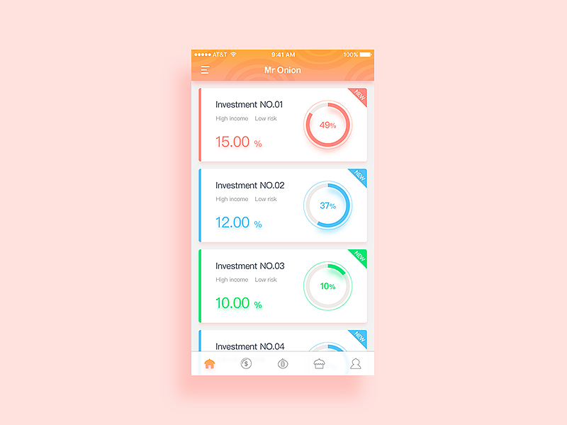 近期一些dribbble作品（图ZNTQwOTI3NzI=） - APP界面 - 站酷设计师好大一条七彩鱼原创素材 - 站酷ZCOOL