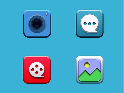 微拟物化图标（个人主页-ZMjU5NTk1OTY=） - 图标 - 站酷设计师三更geng原创素材 - 站酷ZCOOL