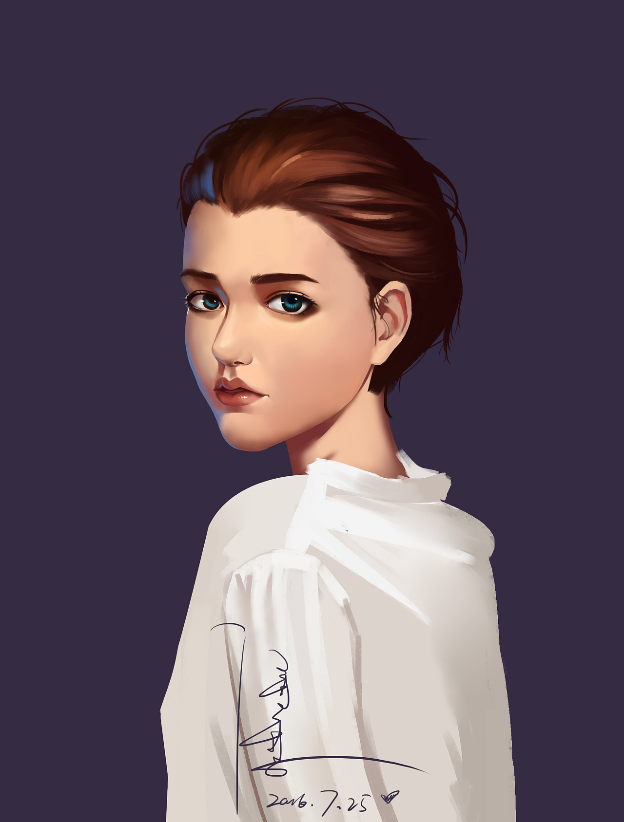 短发女孩|插画|创作习作|楚汪汪_原创作品-站酷(zcool)