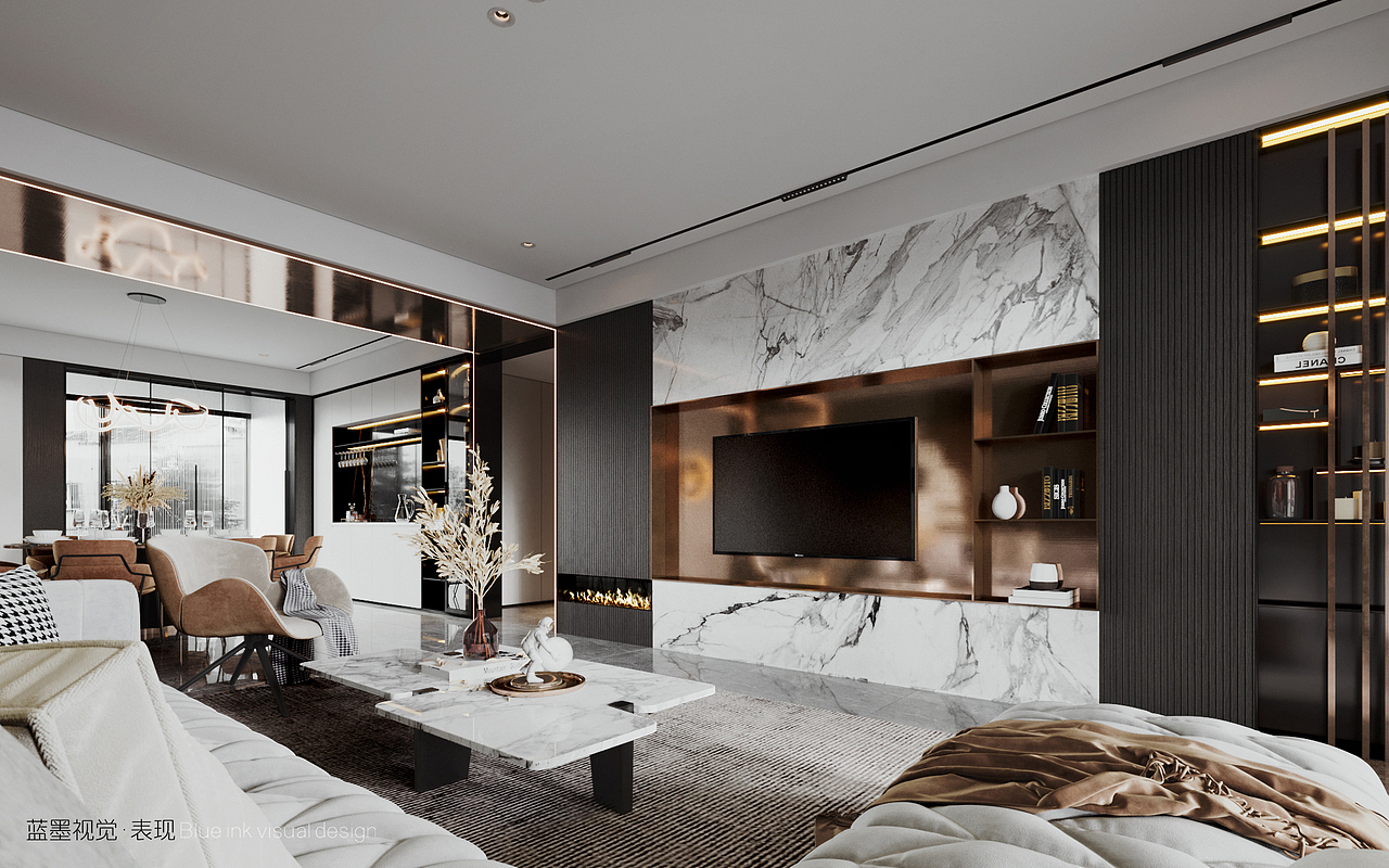 现代 | 蓝墨视觉（图ZMjE4MjY5Njg4） - 家装设计 - 站酷设计师蓝墨视觉表现原创素材 - 站酷ZCOOL