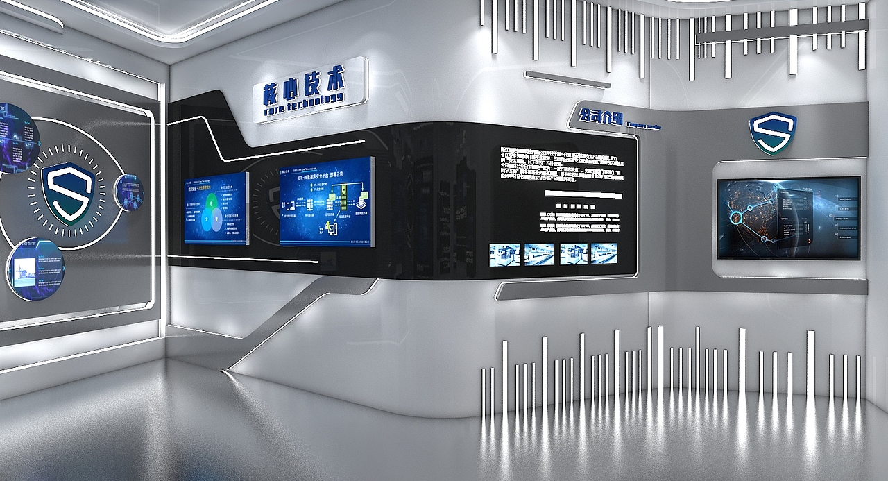 企业科技展厅（图ZMjMwMDA3NDIw） - 其他三维 - 站酷设计师威鹏设计原创素材 - 站酷ZCOOL