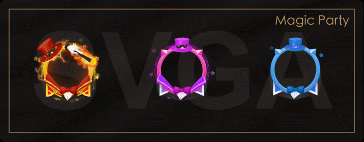 SVGA直播头像框 - 主题活动类（图ZMjMwOTUyNTQ4） - 动效设计 - 站酷设计师大粒宝原创素材 - 站酷ZCOOL