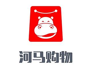 河马购物图标设计
