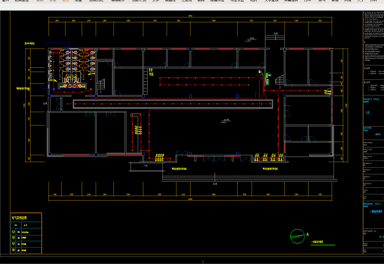 电气排水施工图案例专业设计