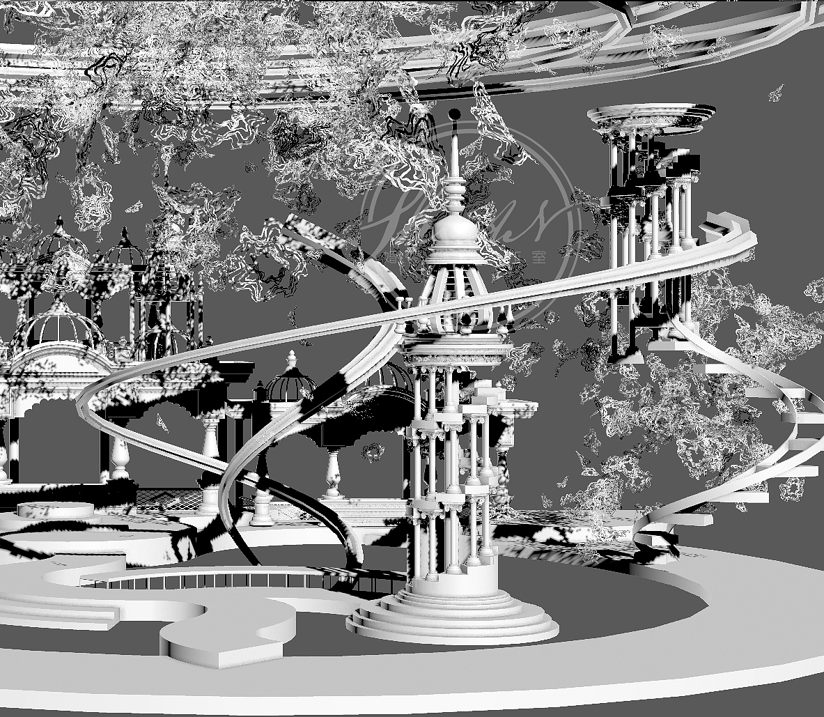 3D婚礼设计模型（图ZMTUzOTU2MjA0） - 建筑/空间 - 站酷设计师婚礼设计工作室原创素材 - 站酷ZCOOL