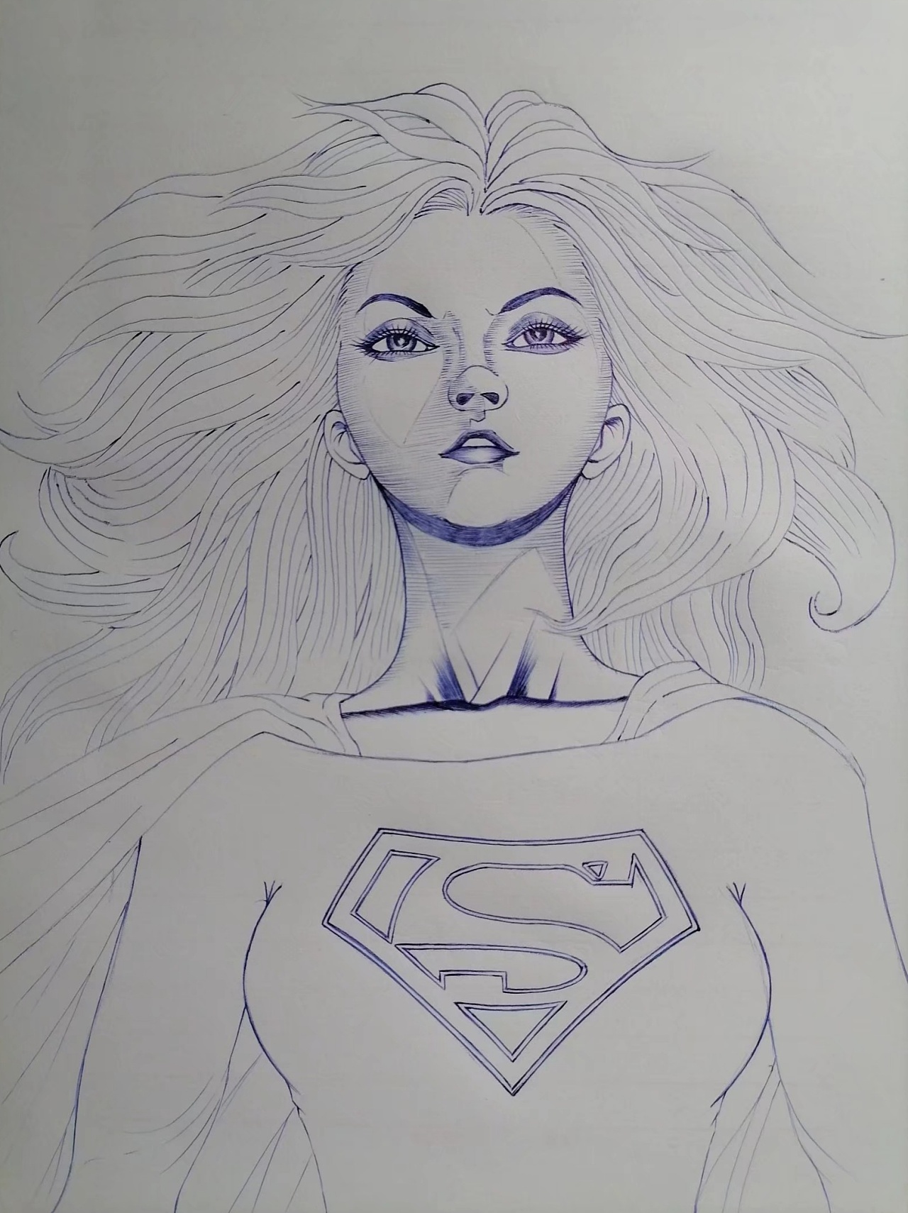 女超人怎么画最简单图片