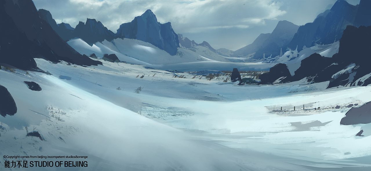 冬日雪景(图ZMTIzMjQ3MjQ4) - 概念设定 - 站酷设计师能力不足工作室原创素材 - 站酷ZCOOL
