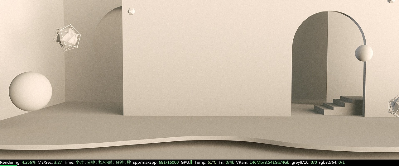 C4D-无聊中不知道做什么打发时间的小卡通练习QAQ