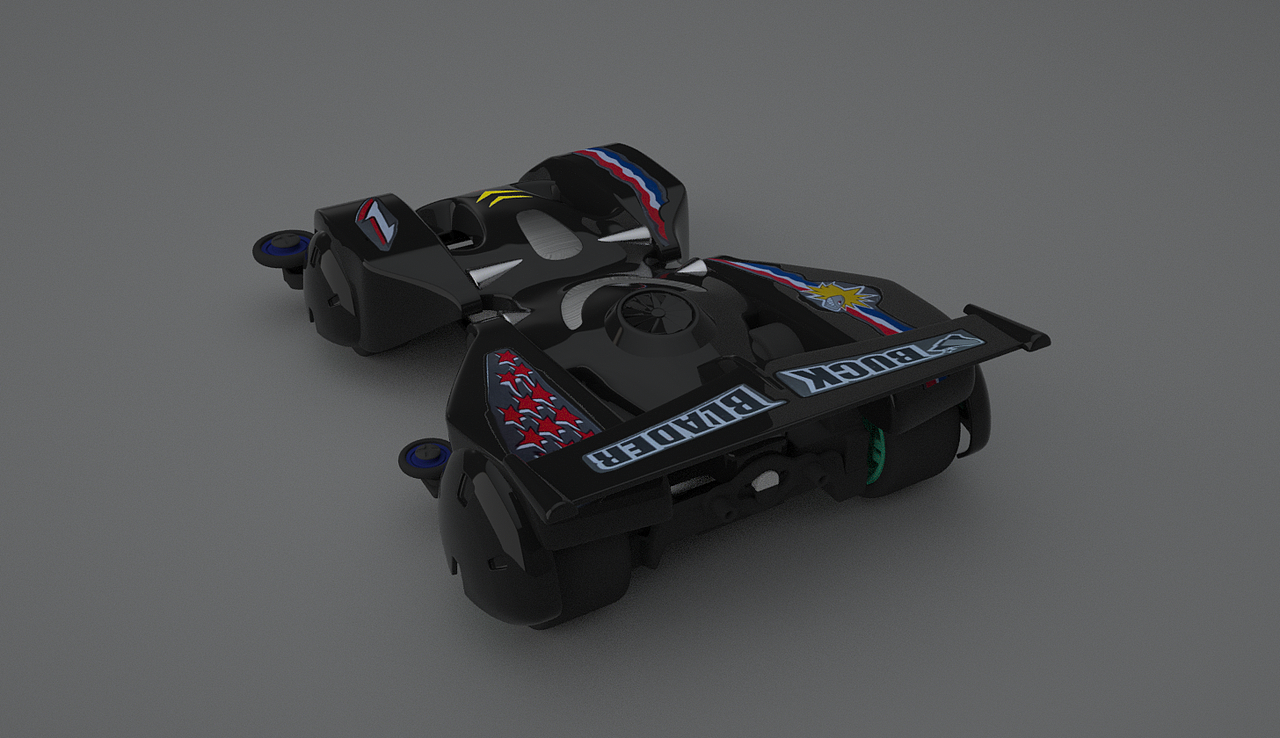 c4d四驱车跳跃者号