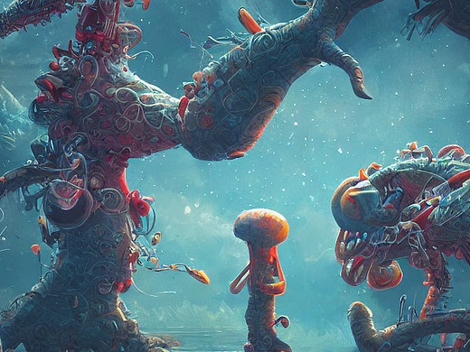 #AI创作实验室#怪奇物语（个人主页-ZNjI1NjI2ODQ=） - AI作品 - 站酷设计师AaronJY原创素材 - 站酷ZCOOL