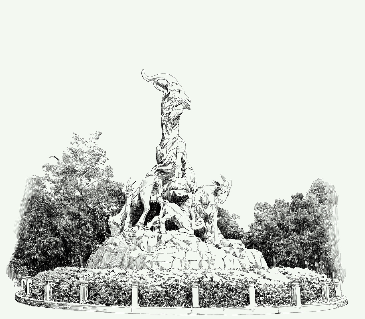 整理了一些PS写实风景速写(图ZMzMwNjc3NTY=) - 绘画 - 站酷设计师PeteZheng原创素材 - 站酷ZCOOL