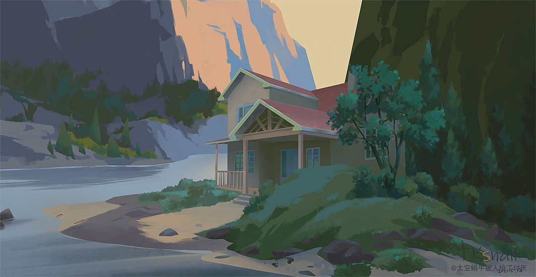 平面插画（图ZMjU1NjE0MTk2） - 创作习作 - 站酷设计师太空蜗牛爱画画原创素材 - 站酷ZCOOL