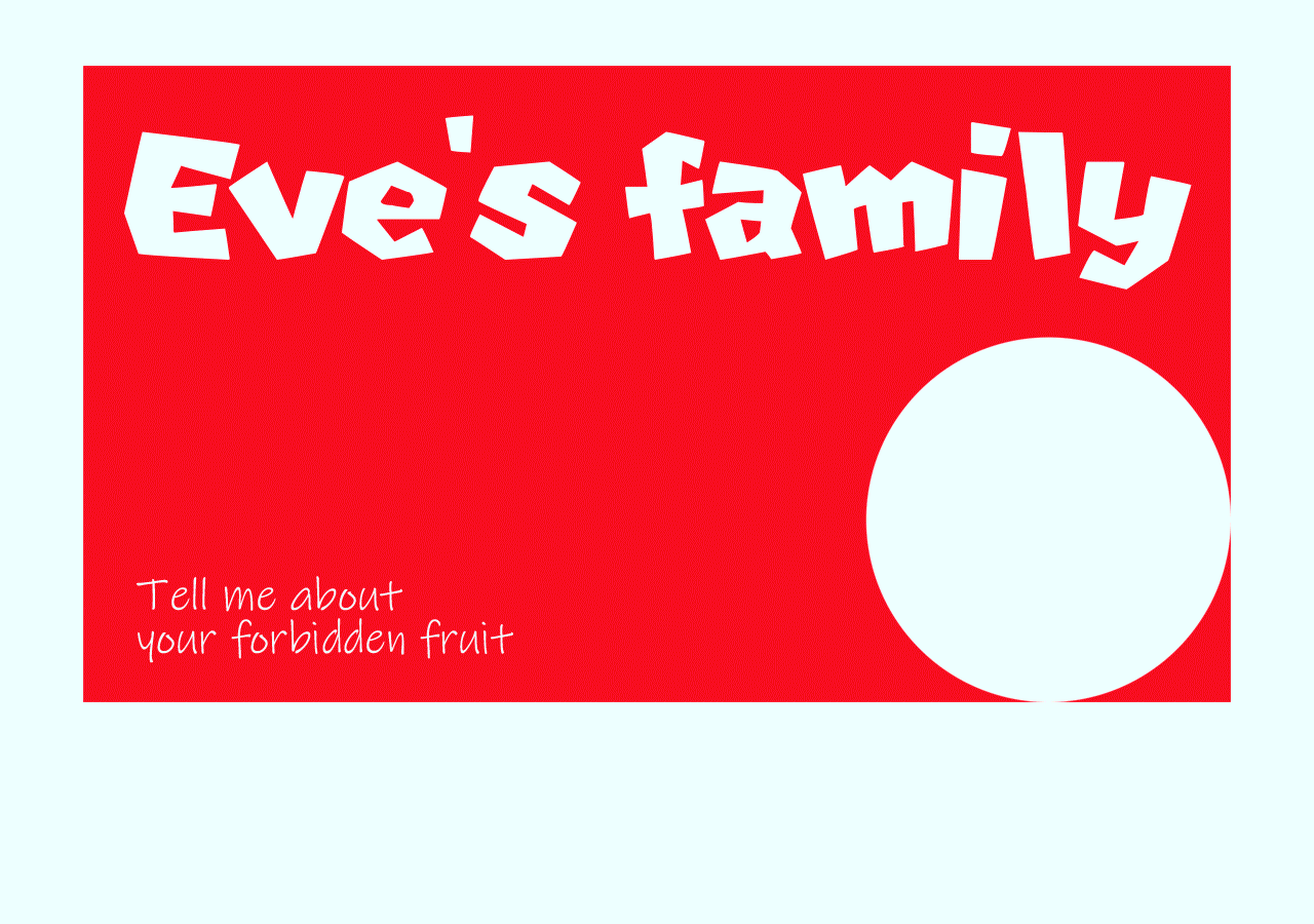 Eve's family(图ZMjY5MjE1Mzk2) - 其他三维 - 站酷设计师黑tootoo原创素材 - 站酷ZCOOL