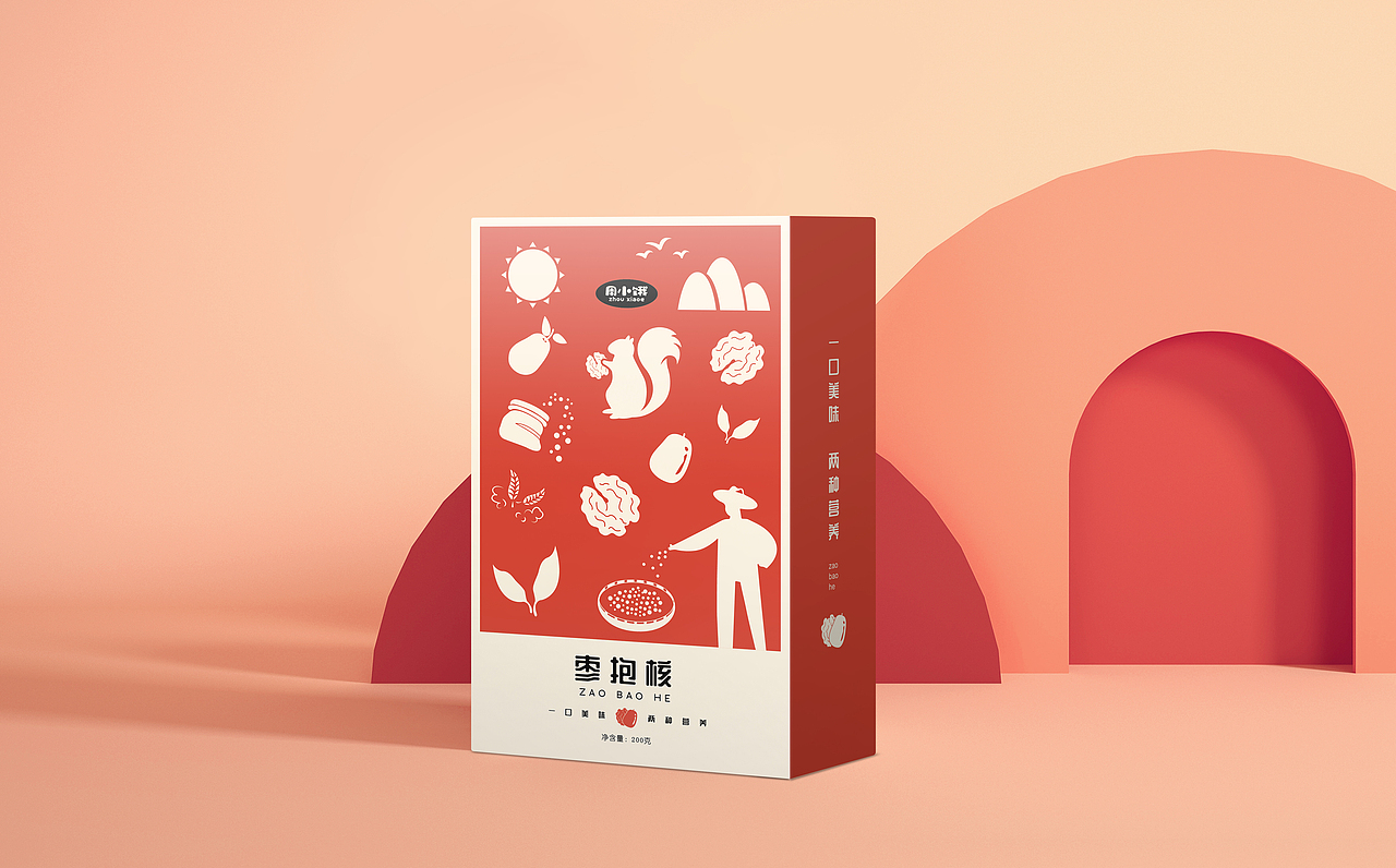 枣夹核桃包装
