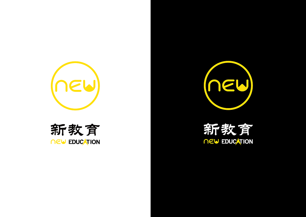 新教育|平面|logo|myinspiration_原创作品-站酷zcool