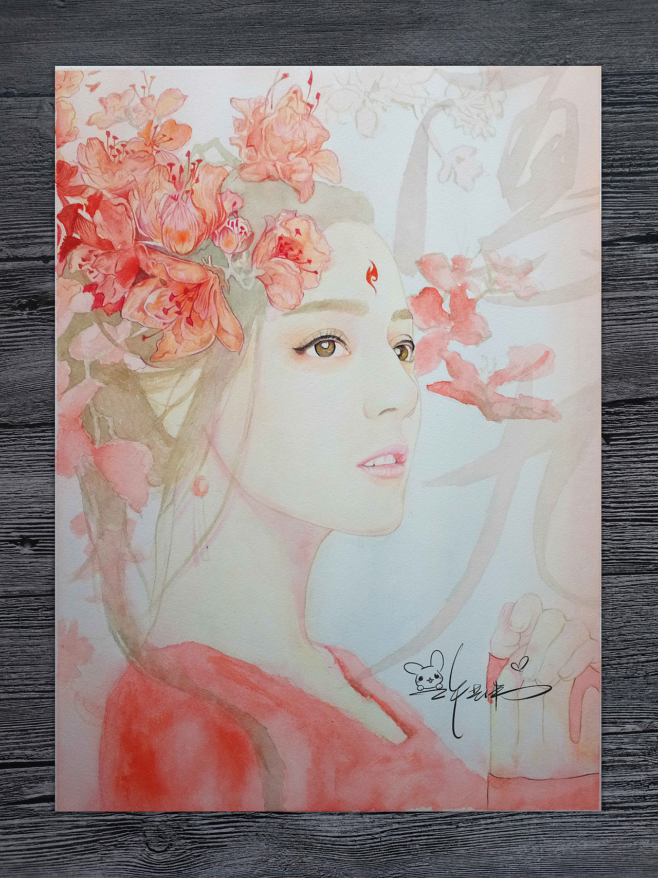 【三生三世十里桃花——凤九】_漫艺手绘-站酷zcool