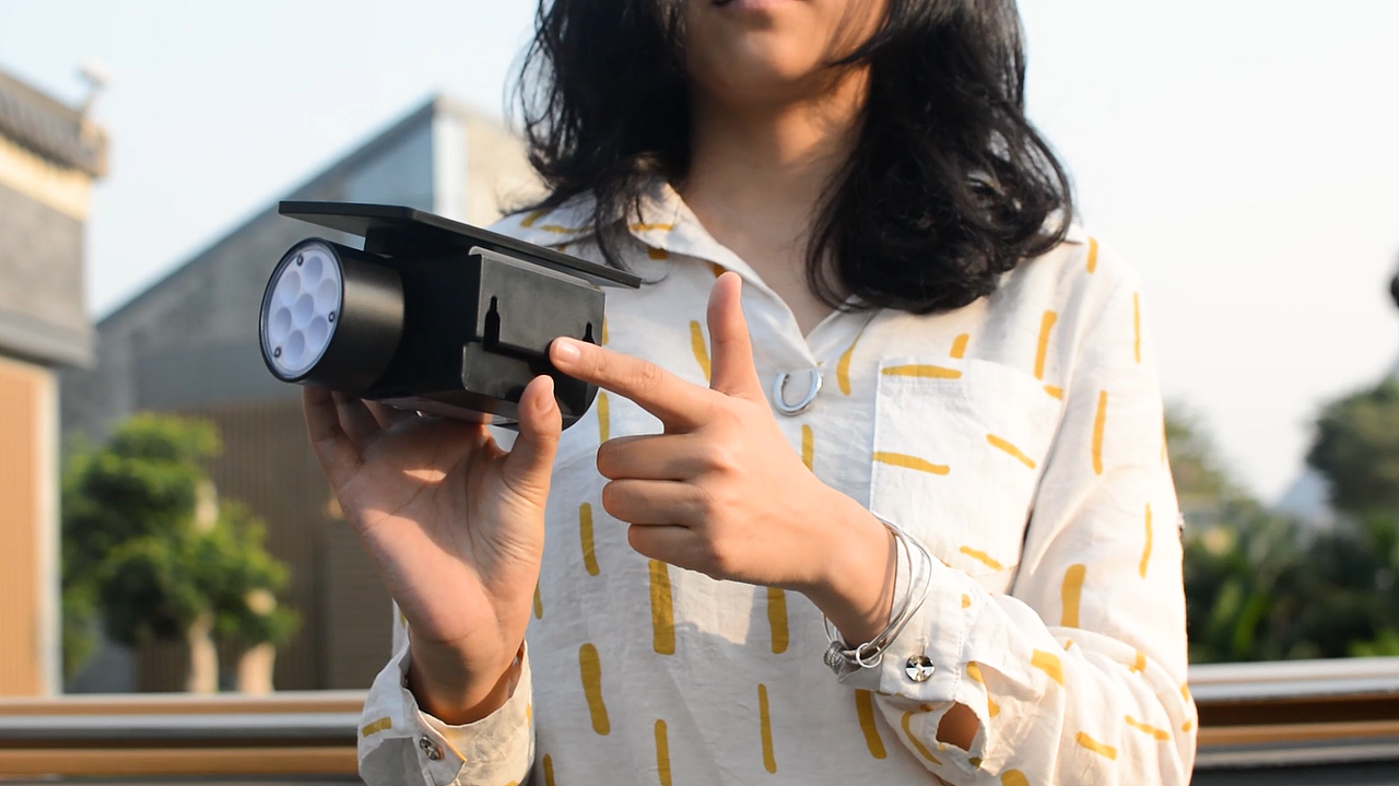 夜感应声控太阳能照明灯