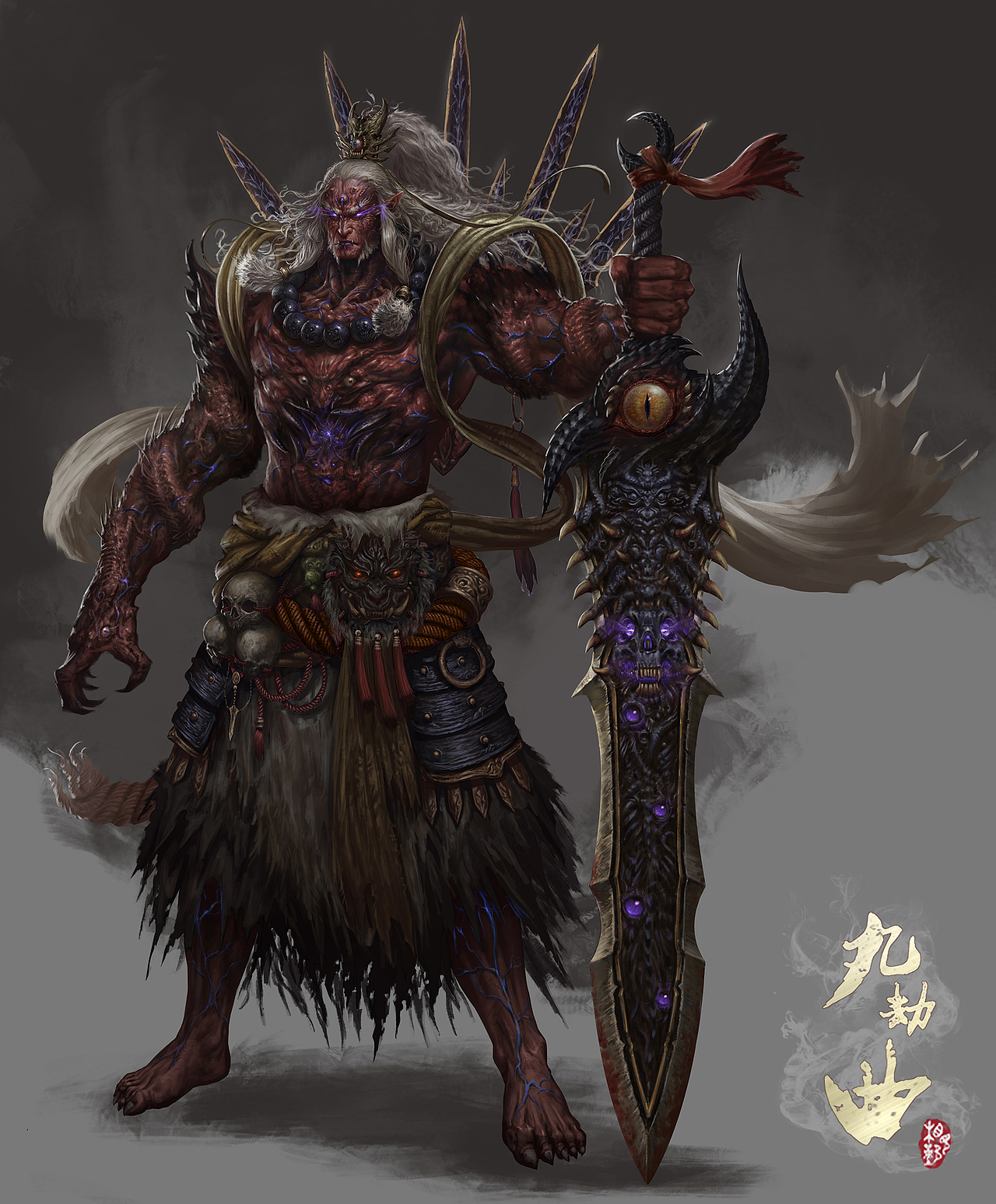 BOSS怪物设定（图ZMTg2MjY0MTAw） - 游戏原画 - 站酷设计师飞鸟0o0原创素材 - 站酷ZCOOL