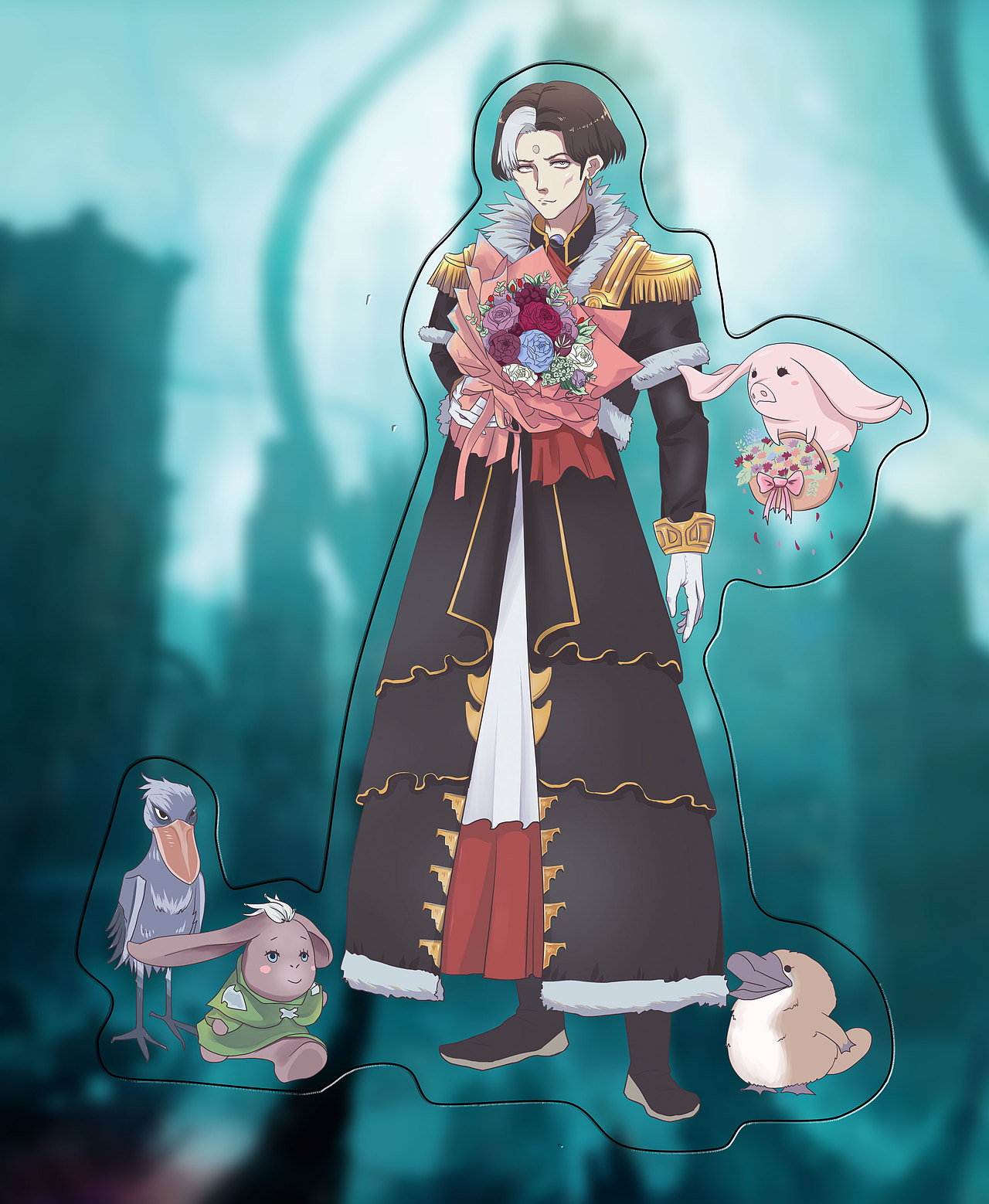 练习插画作品（图ZMjAzODMxNzY0） - 创作习作 - 站酷设计师冯饼饼310原创素材 - 站酷ZCOOL