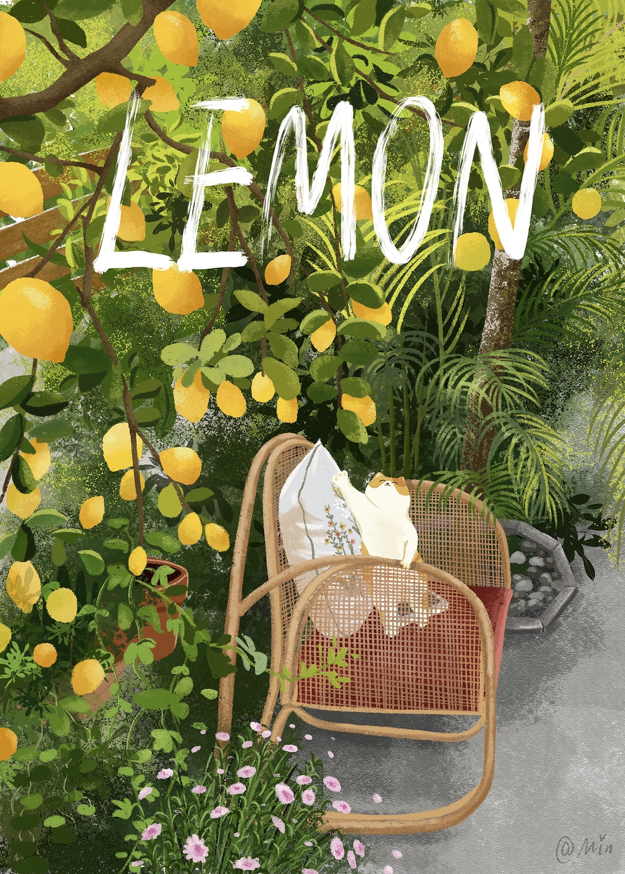 治愈插画lemontree