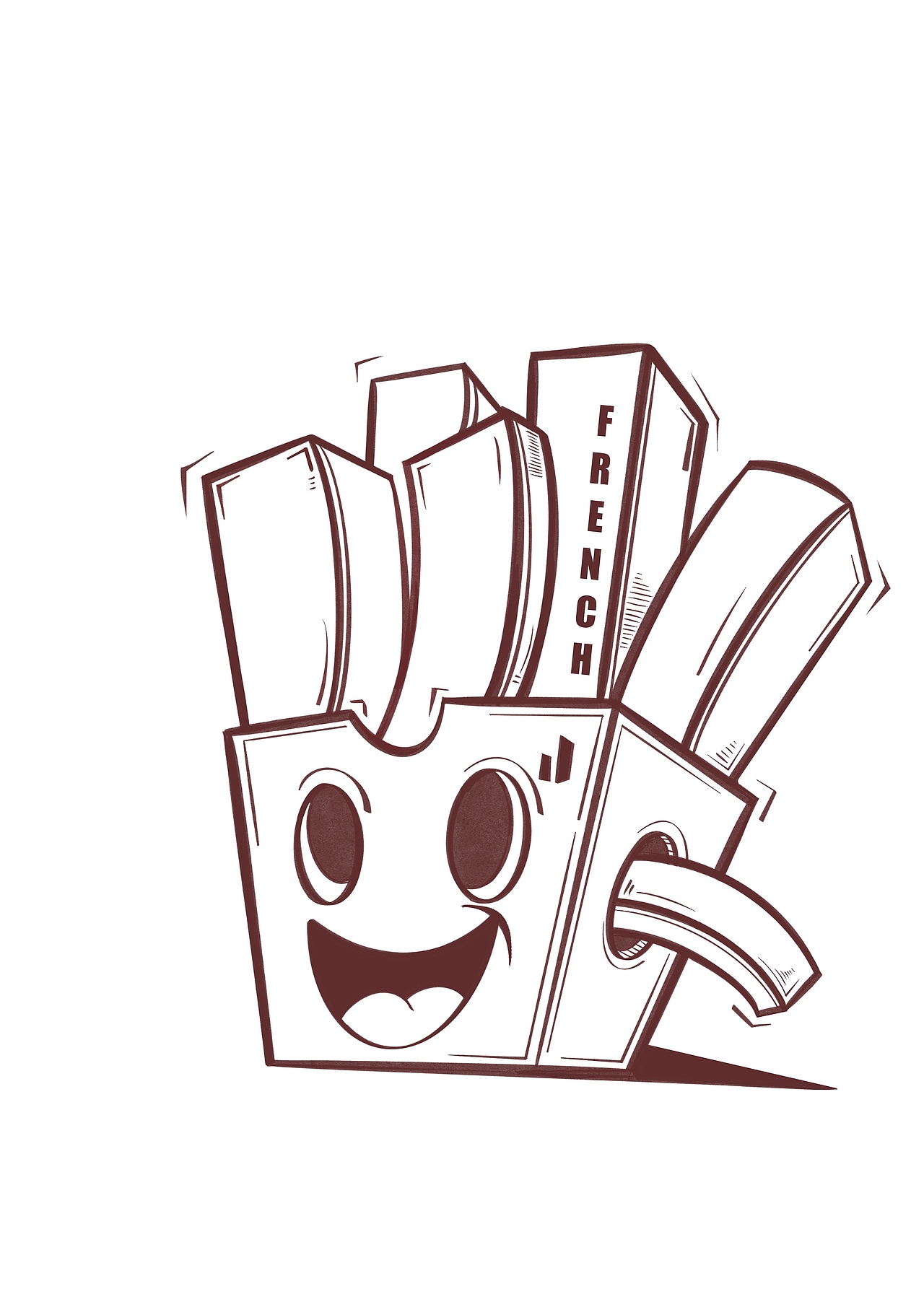 薯条🍟（图ZMzEwNzU2NTI0） - 商业插画 - 站酷设计师魏Zi凯原创素材 - 站酷ZCOOL