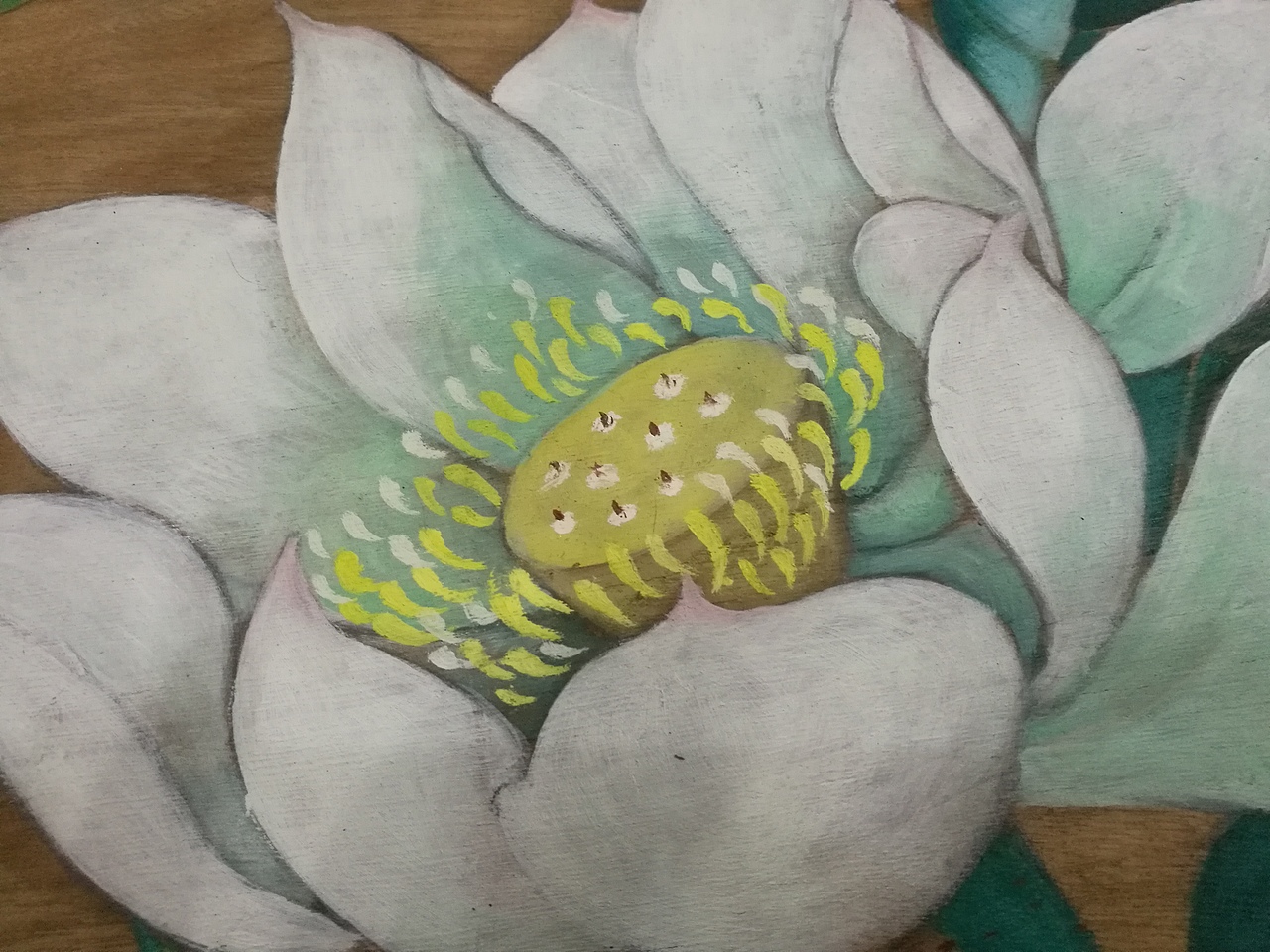 【一杺匠人】风化木板画-五月熏风