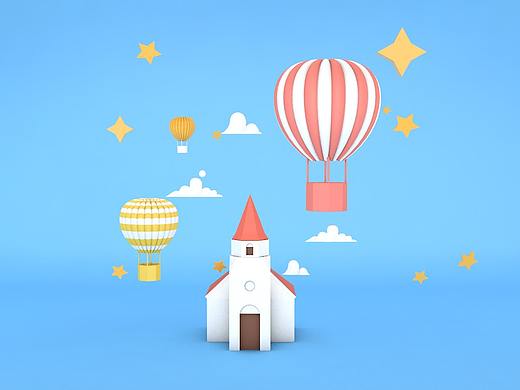 C4D小場(chǎng)景（個(gè)人主頁-ZNTc4NjI5NDg=） - 場(chǎng)景 - 站酷設(shè)計(jì)師悉吉真多摩尼原創(chuàng)素材 - 站酷ZCOOL