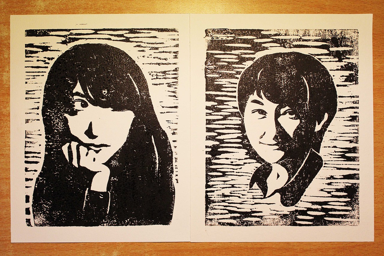 【木刻版画】之人物肖像