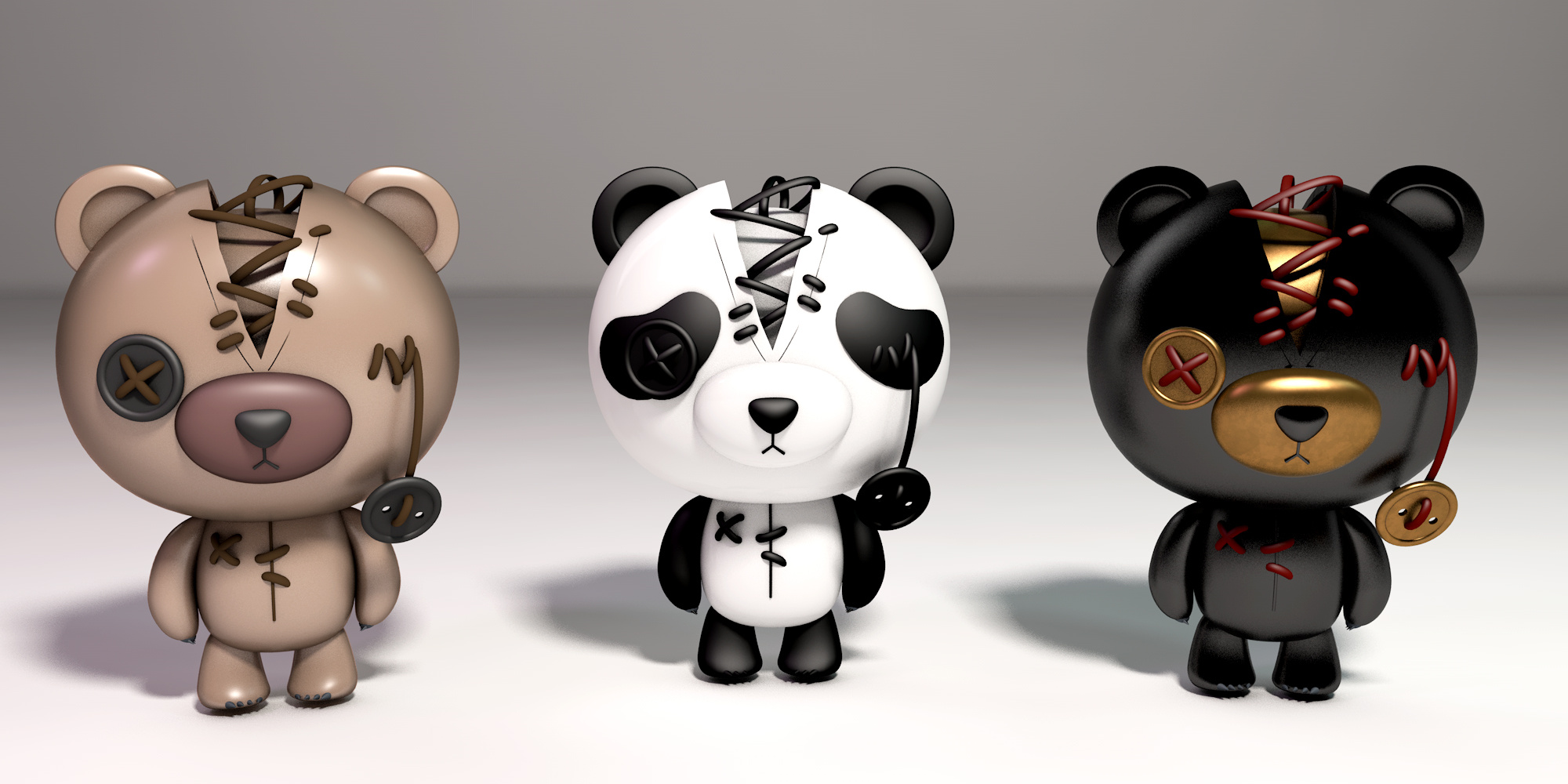 c4d卡通角色 ip设计