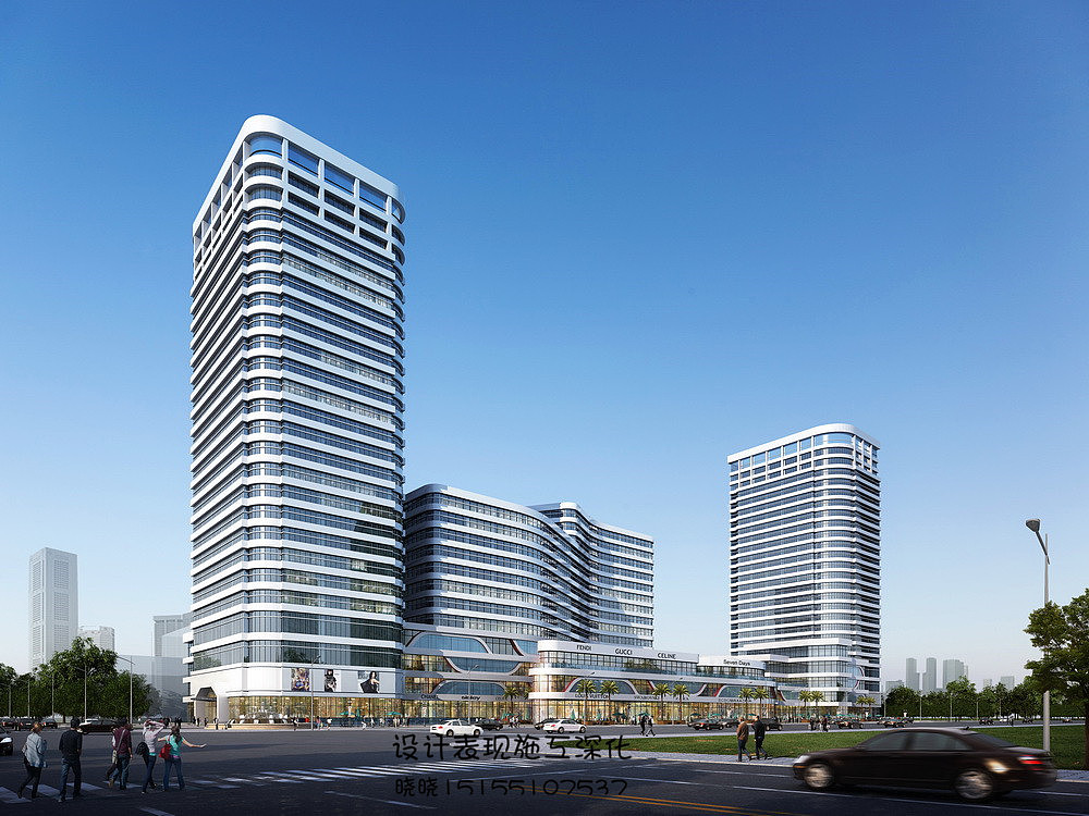 工商业建筑效果图