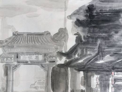 古城（個(gè)人主頁(yè)-ZNjE5MjA5MzI=） - 繪畫 - 站酷設(shè)計(jì)師水墨琦子原創(chuàng)素材 - 站酷ZCOOL