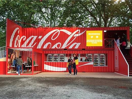 可口可乐集装箱多功能供应站