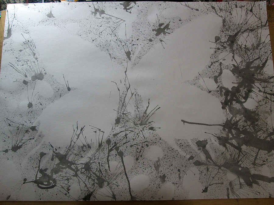 “窒息微观”系列一号实验作品————《亡蛾》手绘过程(图ZMTE2MTU1MDA=) - 绘画 - 站酷设计师傅淳强画者之旅原创素材 - 站酷ZCOOL