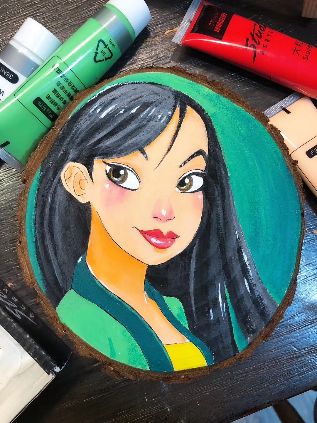 年轮上的艺术（图ZMTY4MDAxNjM2） - 绘画 - 站酷设计师若澜原创素材 - 站酷ZCOOL