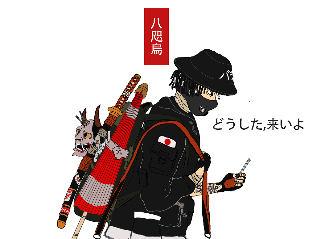悪魔の刈り取り（图ZMTI5MjQ3MDE2） - 新锐潮流插画 - 站酷设计师ShimadaKie原创素材 - 站酷ZCOOL