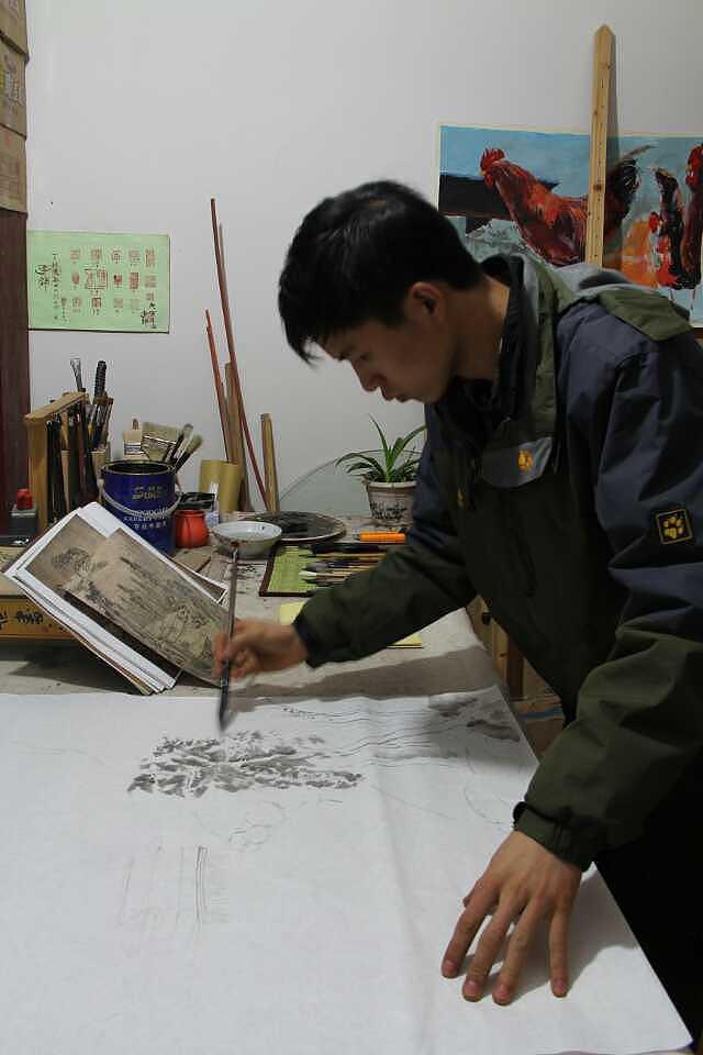 本人的作品：《安徽李辉-聋人画家》（图ZMjE4NTQ4Njky） - 人文/纪实摄影 - 站酷设计师安徽李辉聋人画家原创素材 - 站酷ZCOOL