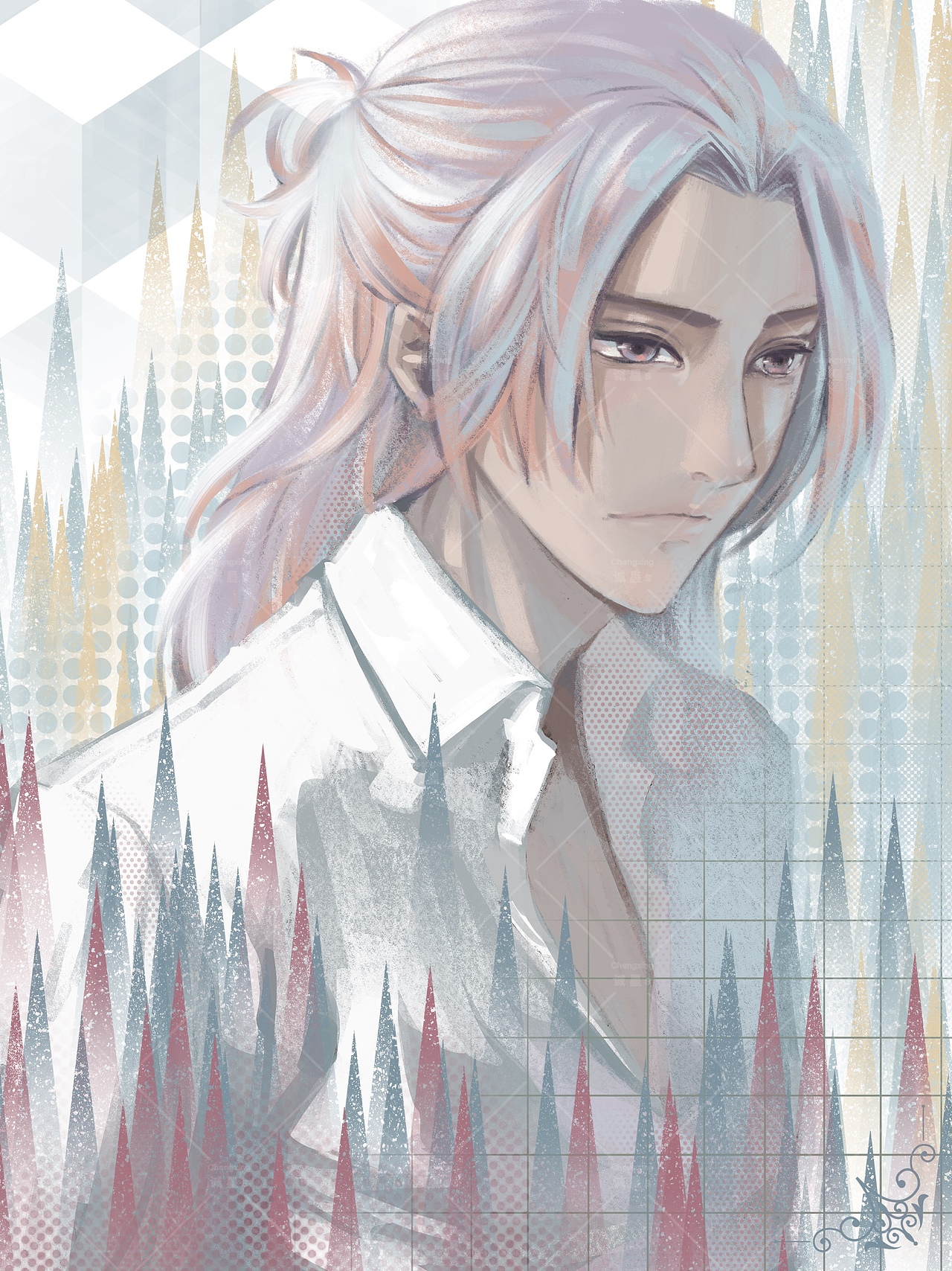 头像 西装 漫画 日系（图ZMjc2NjMzNTY0） - 创作习作 - 站酷设计师诚星s原创素材 - 站酷ZCOOL