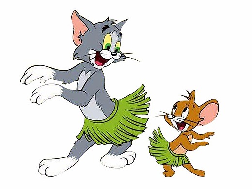 猫和老鼠的图标设计