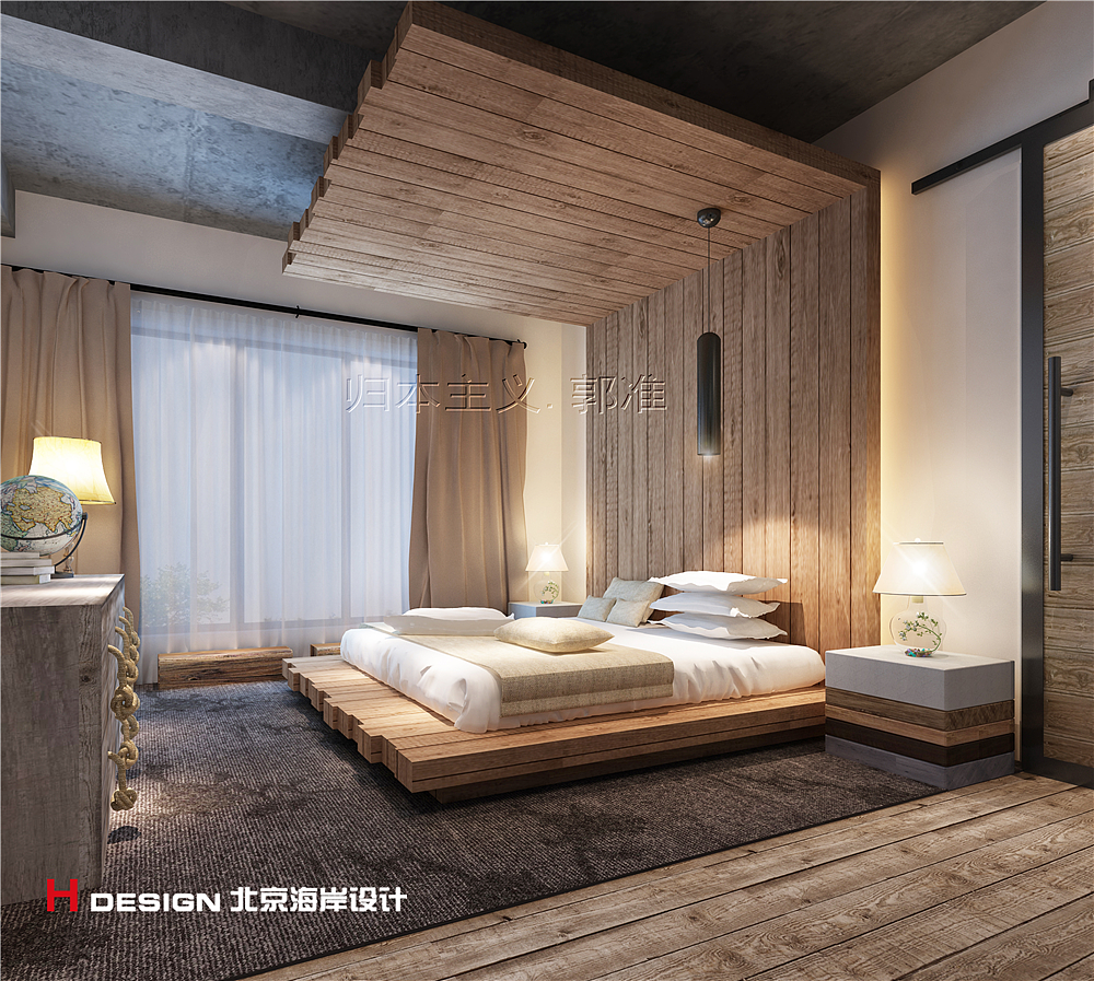 归本主义的样板间作品集—北京海岸设计（图ZOTQwNzU5MDg=） - 家装设计 - 站酷设计师海岸设计原创素材 - 站酷ZCOOL